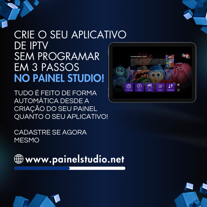 Scripts - Aplicativos - Painéis - Sites - Studio Live Code