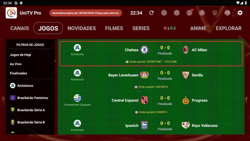 unitv pro reto tv1