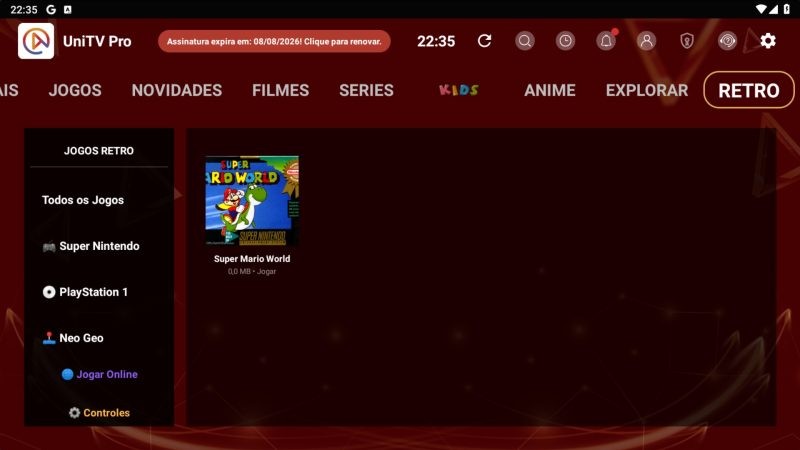 unitv pro reto tv5
